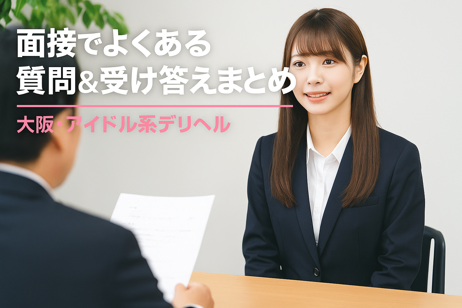 デリヘル面接でよくある質問＆受け答えまとめ｜大阪・アイドル系デリヘル