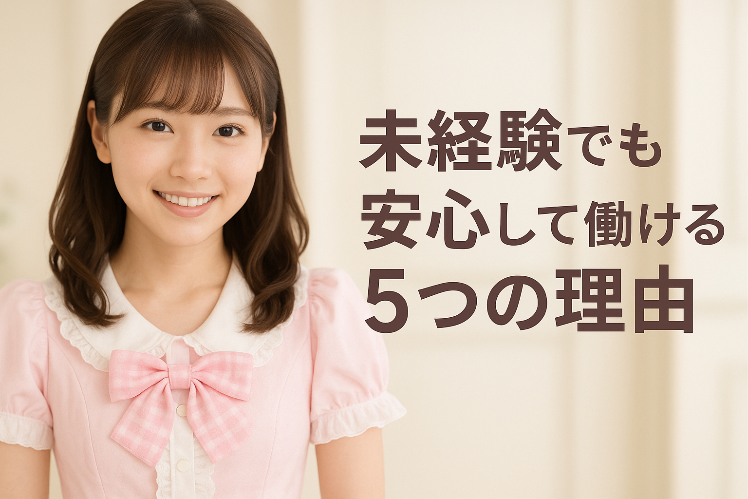 大阪アイドル系デリヘル未経験でも安心して働ける5つの理由